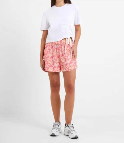 Shop French Connection Cosette Verona Shorts In Camellia Rose In Multi
