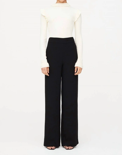 Shop Marie Oliver Mia Straight Pant In Black