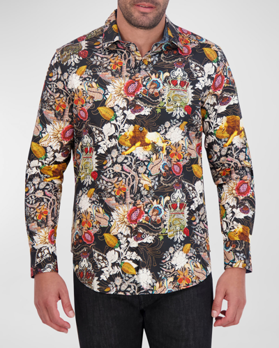 Shop Robert Graham Men's Arezzo Button-down Shirt In Multi