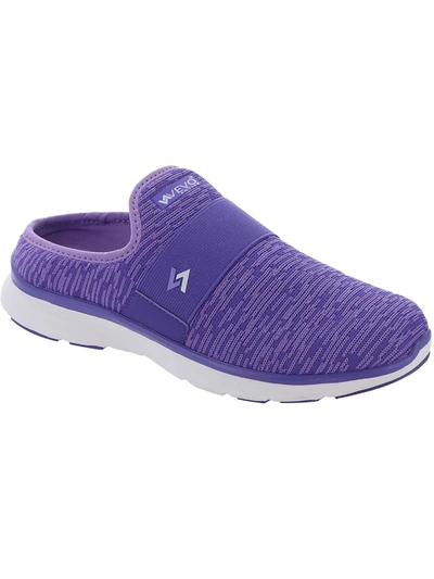 Shop Vevo Active Aly Womens Slides Slip On Mules In Purple