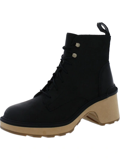 Shop Sorel Womens Leather Lace Up Ankle Boots In Multi