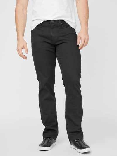 Shop Guess Factory Crescent Straight-leg Jeans In Black