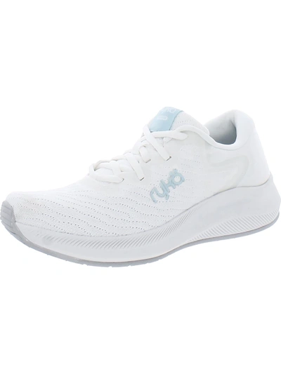 Shop Ryka Flourish Womens Fitness Activewear Running Shoes In White