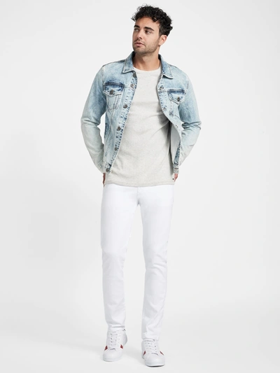 Shop Guess Factory Scotch Skinny Jeans In White