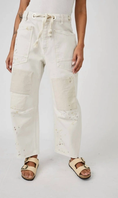 Shop Free People Moxie Low Slung Jeans In White