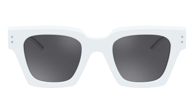 Shop Dolce & Gabbana Eyewear Square Frame Sunglasses In White