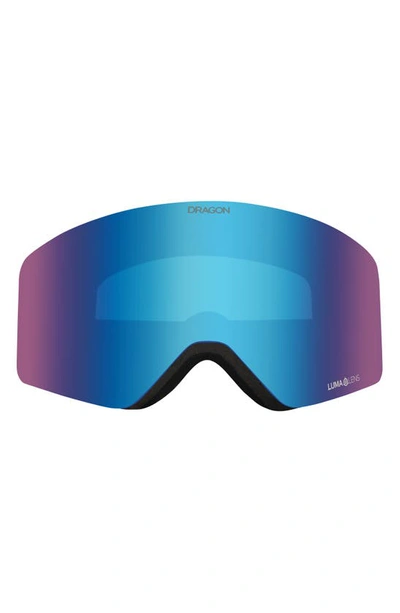 Shop Dragon R1 Otg Spyder 63mm Snow Goggles In Electric Blue Ll Blue Amber