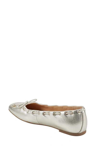 Shop Marc Fisher Ltd Letzia Flat In Gold 710