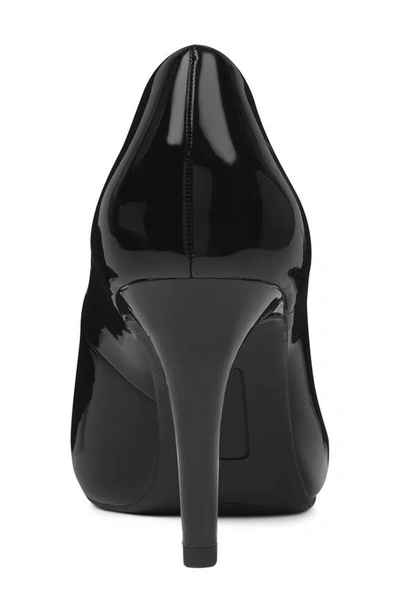 Shop Bandolino Rainaa Peep Toe Pump In Black Patent