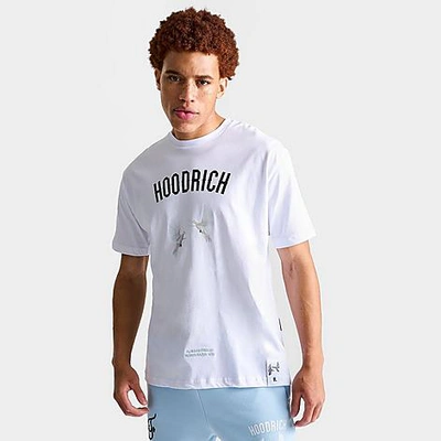 Shop Hoodrich Men's Og Take Flight T-shirt In White/sky Blue/black
