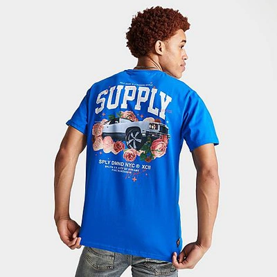 Shop Supply And Demand Men's Bouncer Graphic T-shirt In Directoire Blue