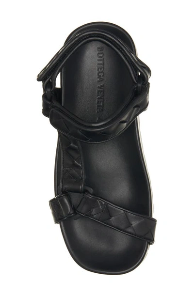 Shop Bottega Veneta Intrecciato Sandal In Black