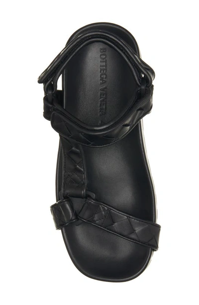 Bottega Veneta Women's Trip Leather Sandals In Black
