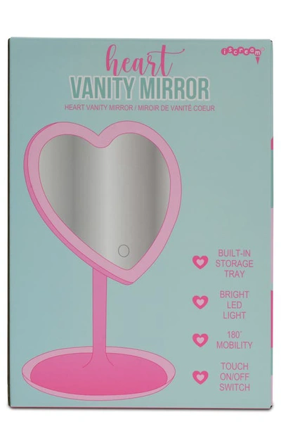 Shop Iscream Kids' Heart Shaped Vanity Mirror In Multi