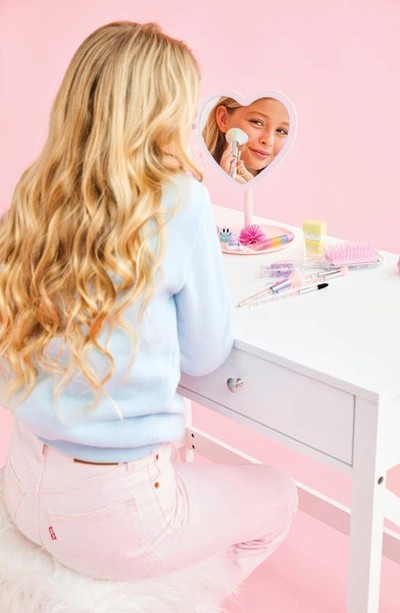 Shop Iscream Kids' Heart Shaped Vanity Mirror In Multi