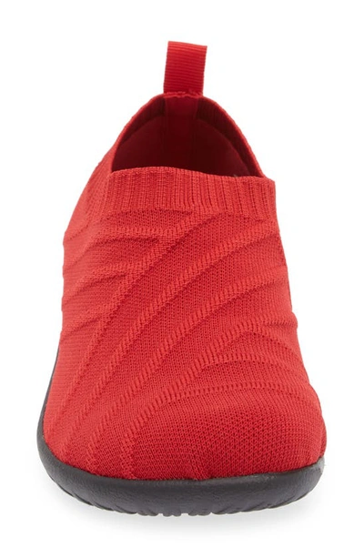 Naot Okahu Sneaker In Red Knit