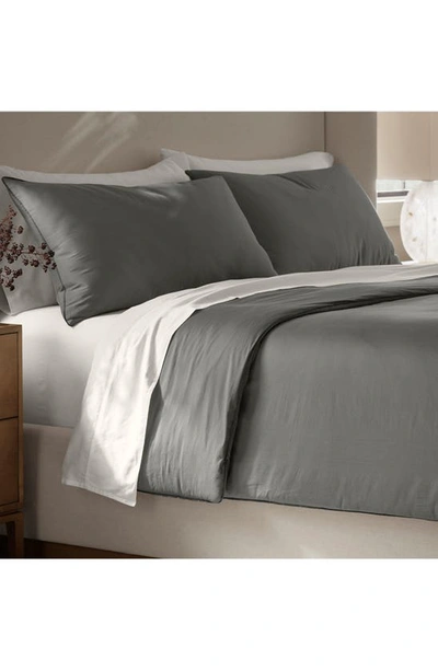 Boll & Branch Organic Cotton Comforter & Sham Set In Stone