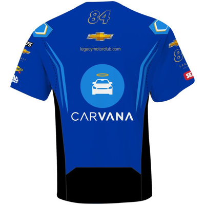 Shop Legacy Motor Club Team Collection Blue Jimmie Johnson Carvana Sublimated Uniform T-shirt