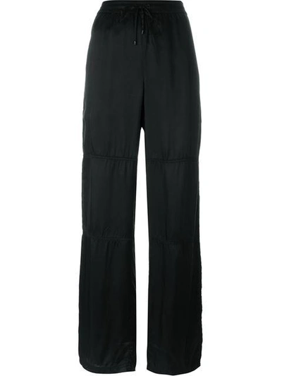 Shop Alexander Wang T T By Alexander Wang Panelled Trousers - Black