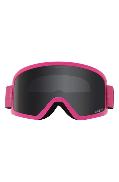 Shop Dragon Dx3 Otg 61mm Snow Goggles In Blacked Pink Ll Dark Smoke