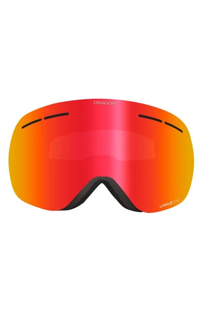 Shop Dragon X1s 70mm Snow Goggles In Icon Ll Red Ion
