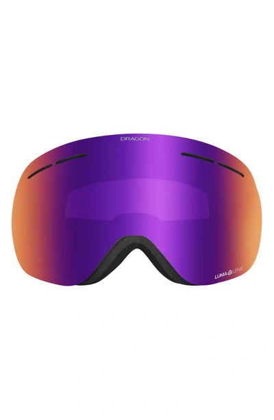 Shop Dragon X1s 70mm Snow Goggles In Icon Purple Ll Purple