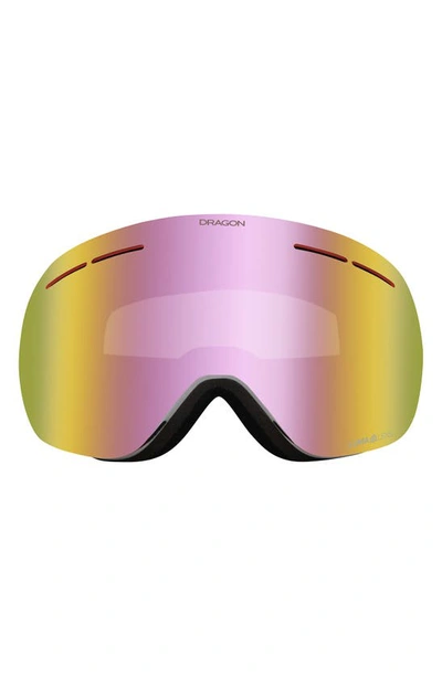 Shop Dragon X1s 70mm Snow Goggles In Whiteout Ll Pink