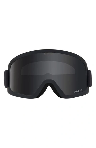 Shop Dragon Dx3 Otg 63mm Snow Goggles In Classic Black Ll Dark Smoke