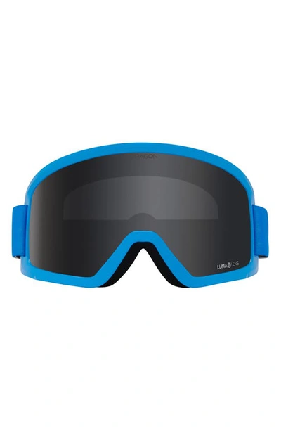 Shop Dragon Dx3 Otg 63mm Snow Goggles In Blue Ll Dark Smoke