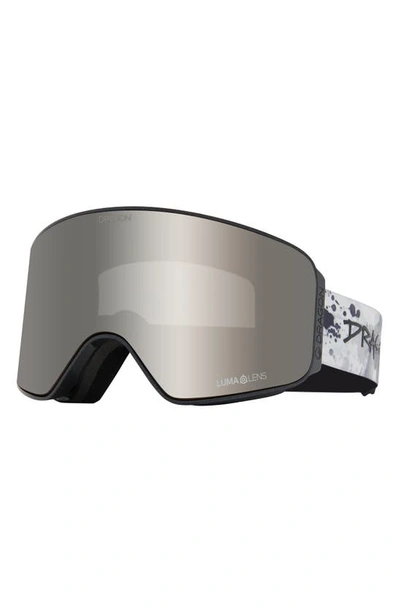 Shop Dragon Nfx Mag Otg 61mm Snow Goggles With Bonus Lens In Bushido Ll Silver Ion Violet