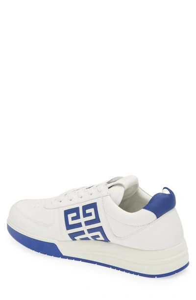 Shop Givenchy G4 Low Top Sneaker In White/ Blue