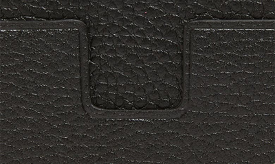 Shop Tom Ford T-line Soft Grain Card Holder In Black