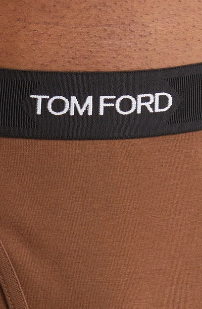 Tom Ford Nylon Underwear In Brown