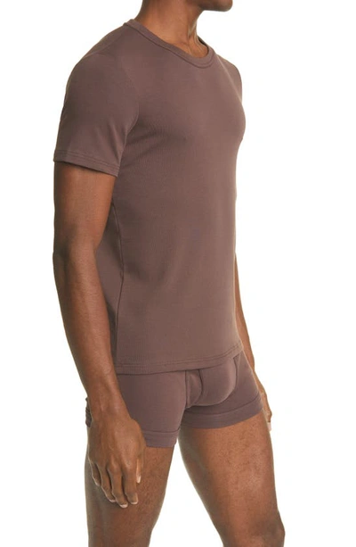 Tom Ford Cotton Jersey Crewneck T-shirt In Nude