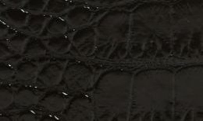 Shop Tom Ford Mini Croc Embossed Leather Crossbody Bag In Black
