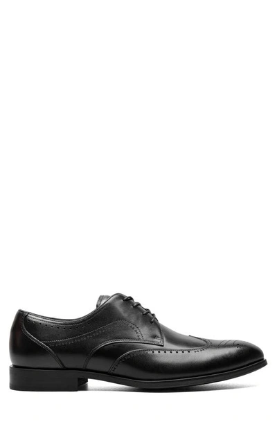 Shop Stacy Adams Brayden Wingtip Oxford In Black