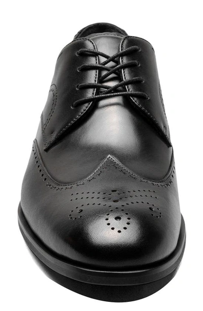 Shop Stacy Adams Brayden Wingtip Oxford In Black