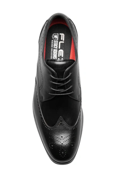 Shop Stacy Adams Brayden Wingtip Oxford In Black