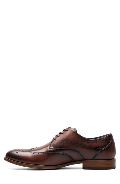 Stacy Adams Brayden Wingtip Oxford In Brown