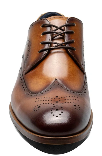 Shop Stacy Adams Brayden Wingtip Oxford In Tan