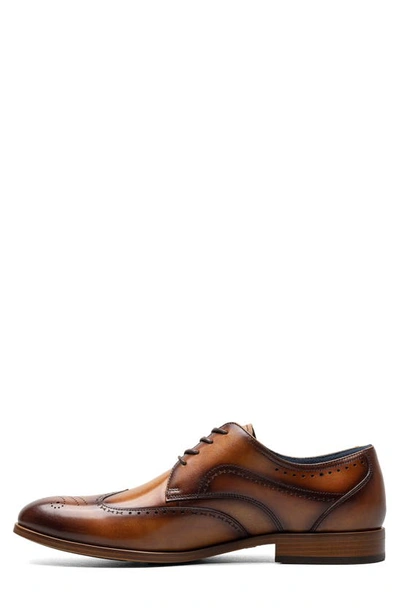 Shop Stacy Adams Brayden Wingtip Oxford In Tan