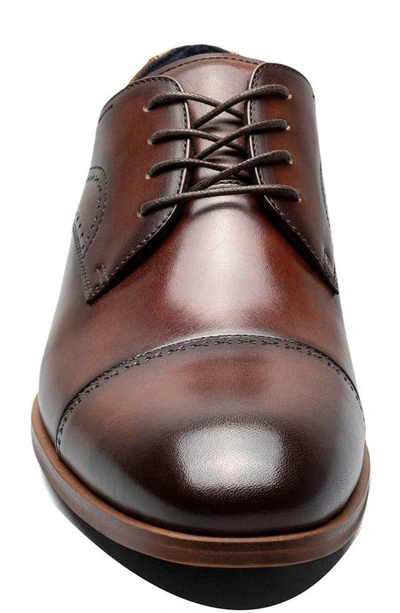 Shop Stacy Adams Bryant Cap Toe Oxford In Brown