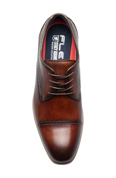 Shop Stacy Adams Bryant Cap Toe Oxford In Brown