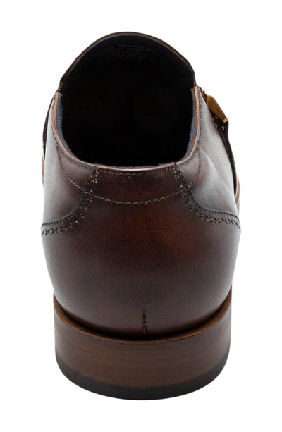 Stacy Adams Buckley Apron Toe Loafer In Brown