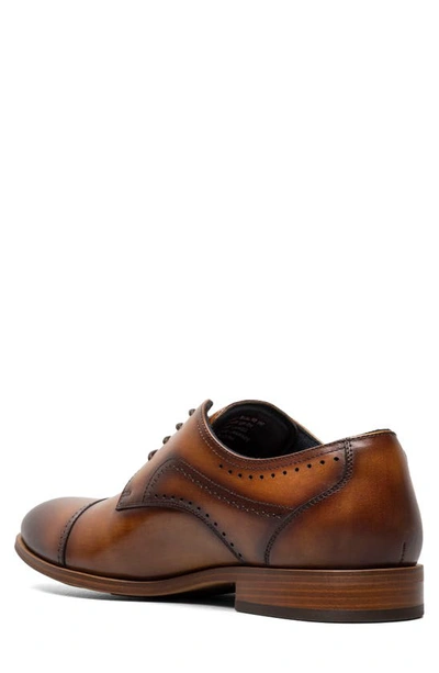 Shop Stacy Adams Bryant Cap Toe Oxford In Tan