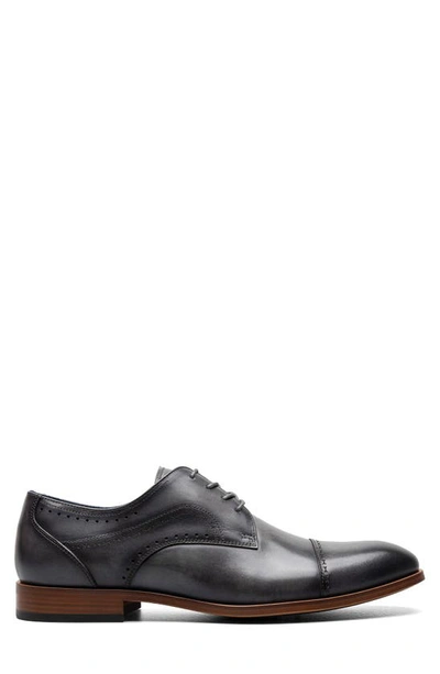 Shop Stacy Adams Bryant Cap Toe Oxford In Gray