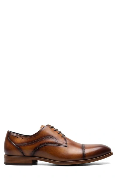 Shop Stacy Adams Bryant Cap Toe Oxford In Tan