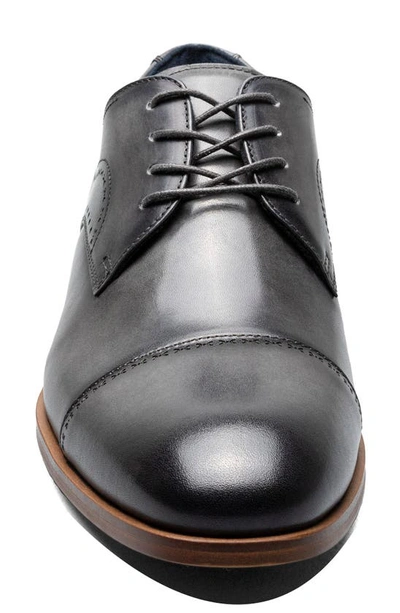 Shop Stacy Adams Bryant Cap Toe Oxford In Gray