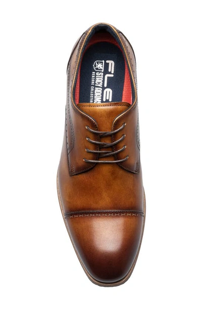 Shop Stacy Adams Bryant Cap Toe Oxford In Tan