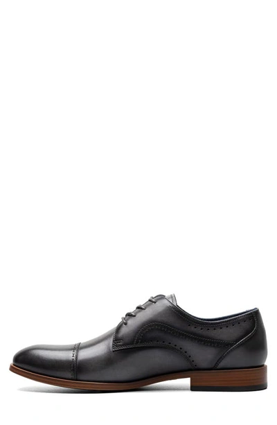 Shop Stacy Adams Bryant Cap Toe Oxford In Gray